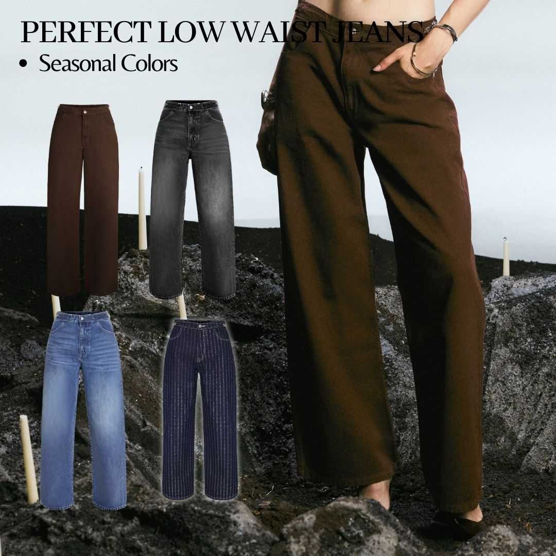 Merge Official - Perfect Low Waist Jeans Seasonal Colors (พร้อมส่ง)