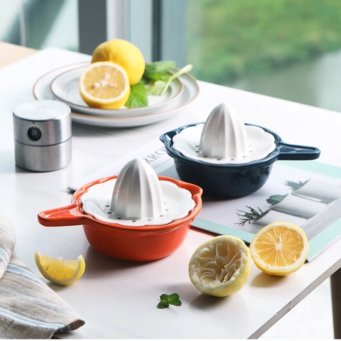 🍊JUICER🍋 ที่คั้นน้ำส้มน้ำมะนาว เซรามิค