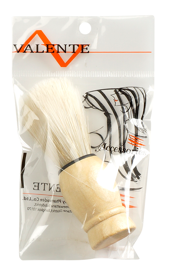 [สินค้าตัวอย่าง ห้ามซื้อ] VALENTE วาเลนเต้ แปรงปัดหนวด ขนไนล่อน ขนาดใหญ่ VAL-739