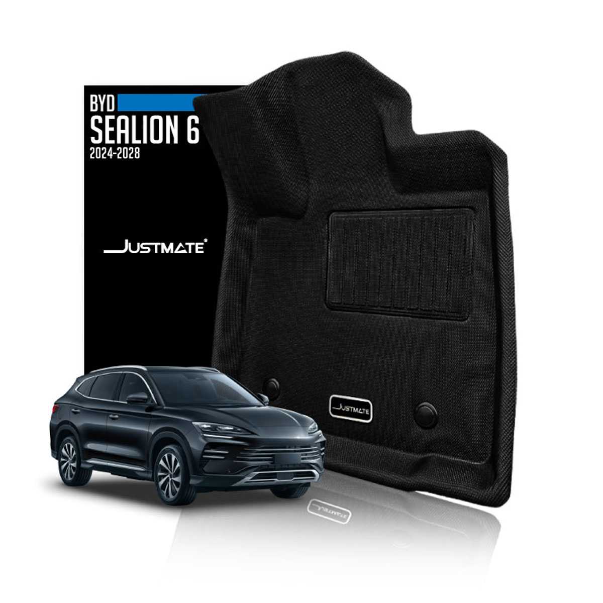 [JUSTMATE] BYD พรมปูพื้นรถยนต์ SEALION 6 2024 - 2028