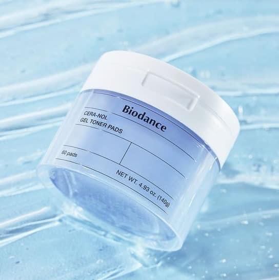 Biodance Cera-Nol Gel Toner Pads  (60แผ่น)