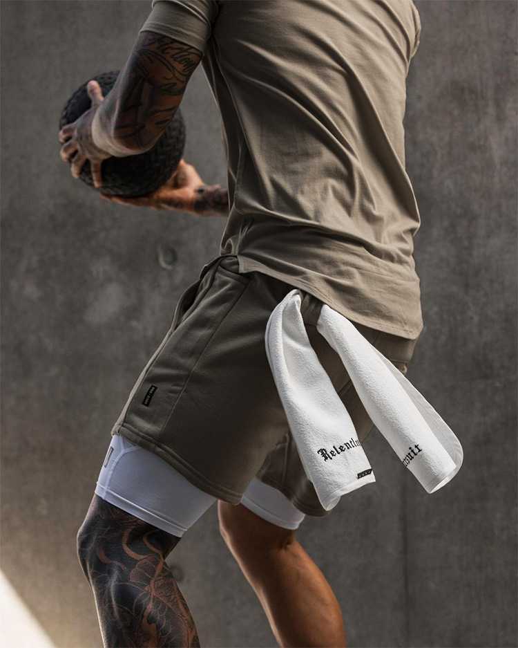 กางเกงขาสั้น ASRV #9 / ผ้าคอตตอนผสมโพลีฯ ทรงสวย ใส่ได้ทั้งยิม เที่ยว ผ้านิ่ม ยืดหยุ่นดี ใส่สบาย