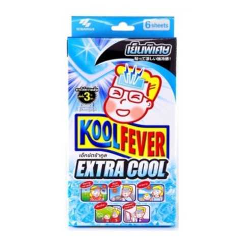 Kool fever แผ่นเจลลดไข้