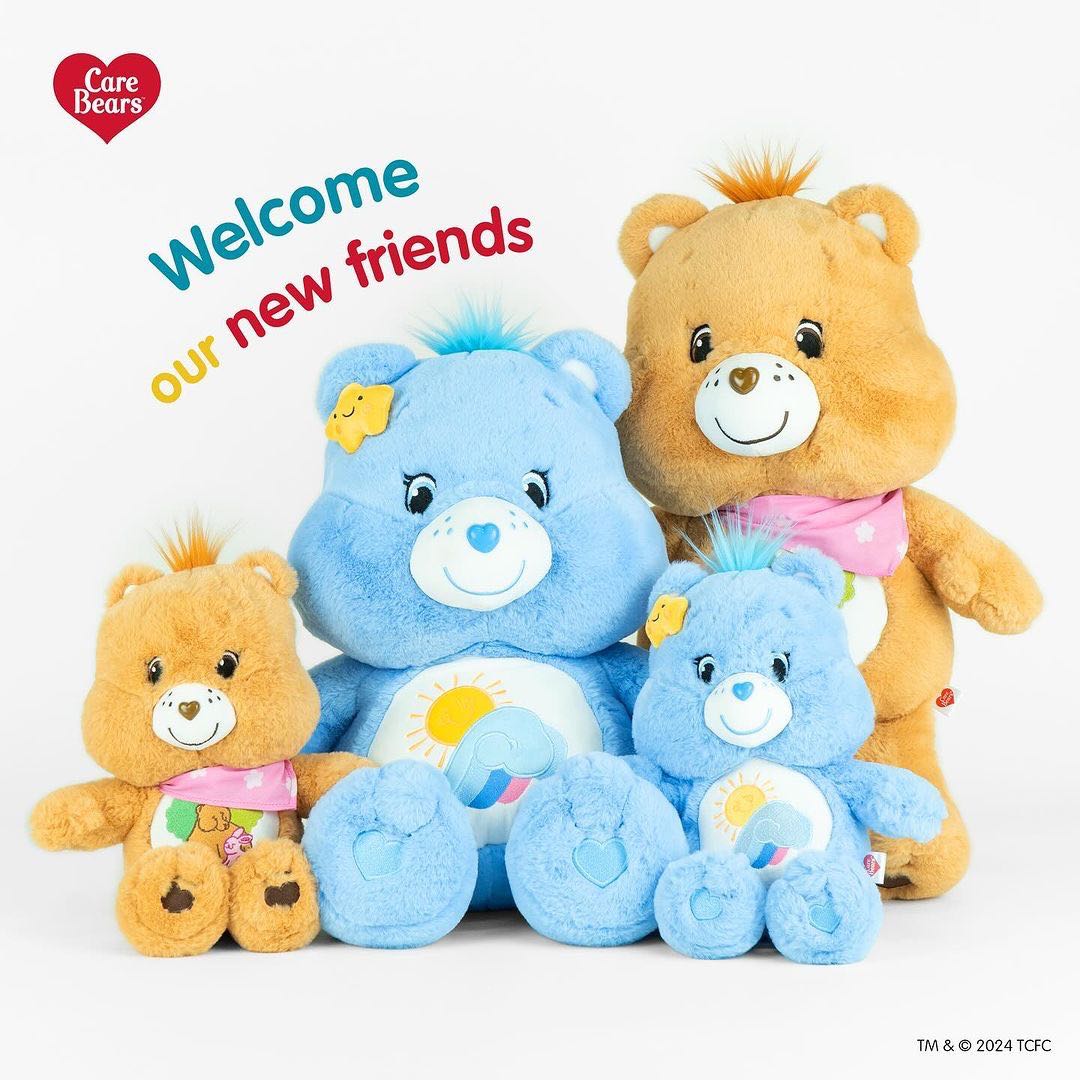 🧸Carebears Sea Friend Bear & Forest Friend Bear 🐬🪵 