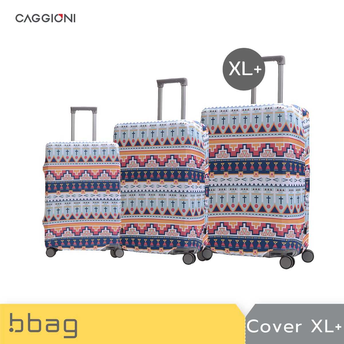CAGGIONI ผ้าคลุมกระเป๋าเดินทาง ขนาดใหญ่พิเศษ XL+ (Luggage Cover สำหรับกระเป๋าเดินทาง 27 - 30)