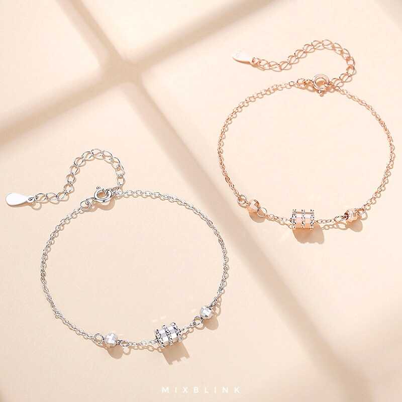 สร้อยข้อมือ Mellow - ส่งฟรี EMS ( เงินแท้ 92.5% )