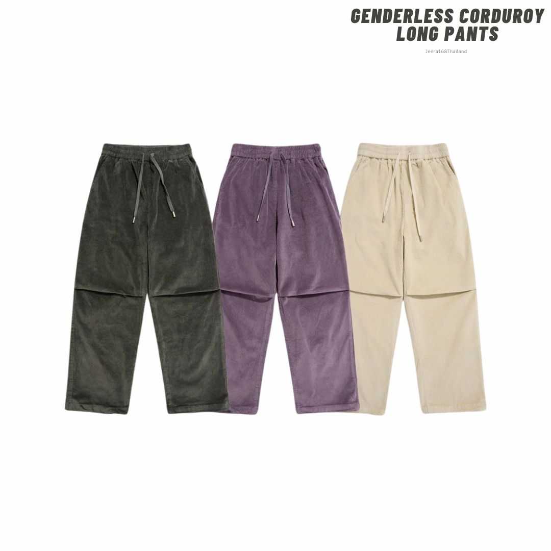 Jeera168 | Genderless Corduroy Long pants (พรีออเดอร์)