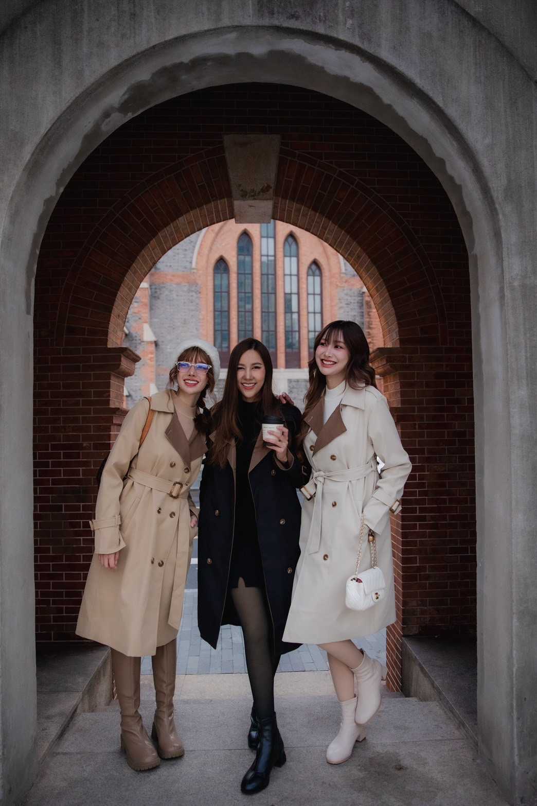CO736 Timeless Trench Coat เทรนช์โค้ทมีดีเทลแบบทูโทน