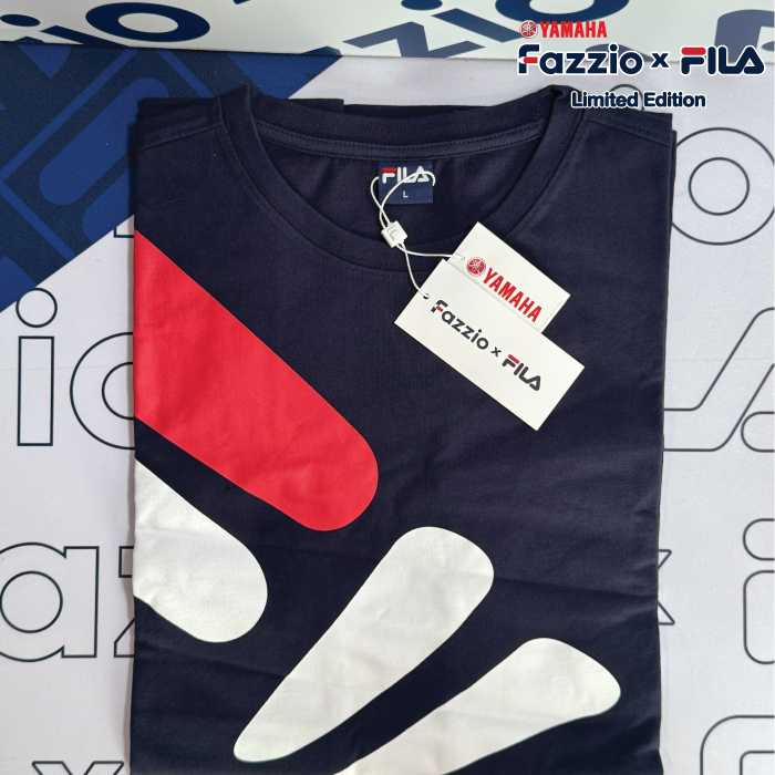 เสื้อยืด FAZZIO X FILA (สีกรมท่า)