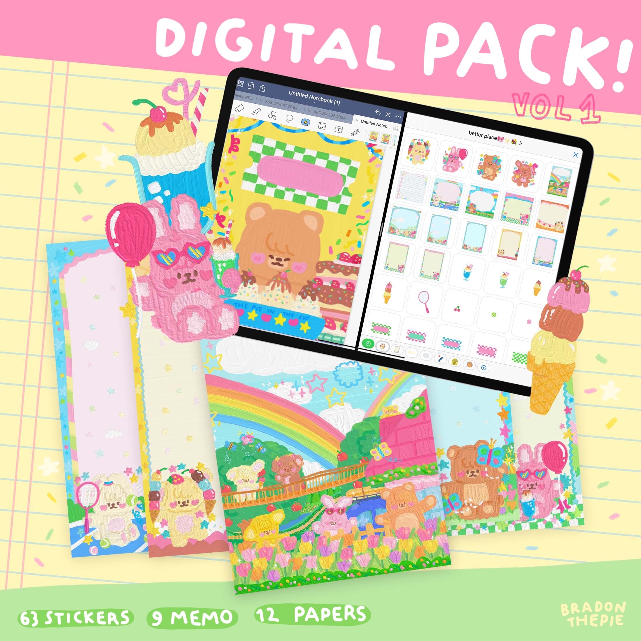 DIGITAL PACK! Goodnotes : BETTER PLACE vol.1
