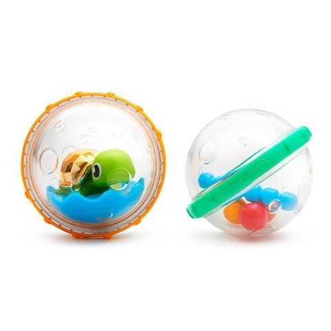 #ของเล่นในน้ำ Munckin : MNK24202 Float & Play Bubbles - 2pk
