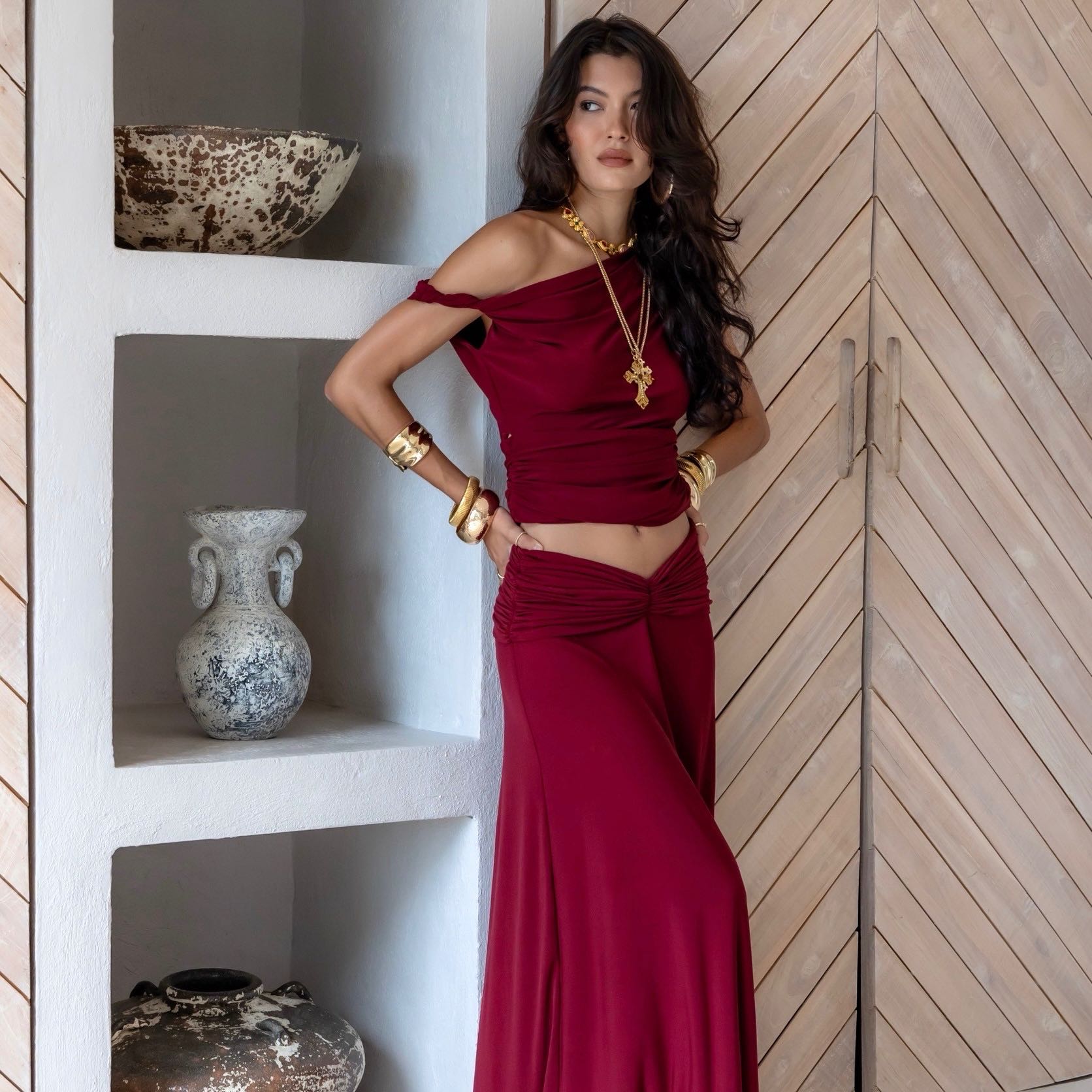 Maria Maxi Long Skirt 