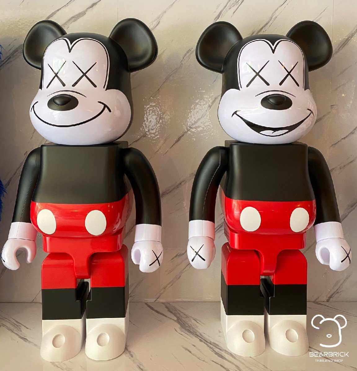 Be@rbrick Mickey Kaws custom 1000%
