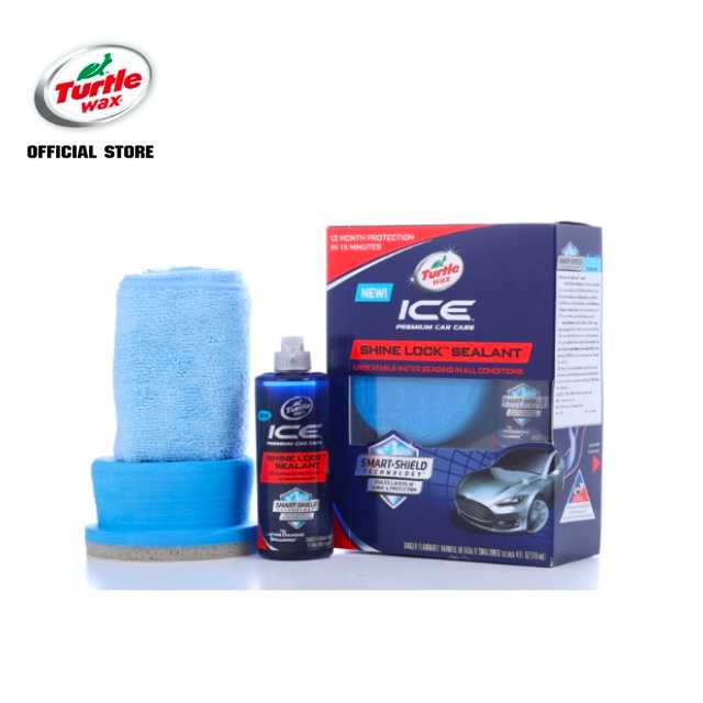 Turtle Wax ICE Shine Lock Sealant (ซื้อ 1 แถม 1) ไอซ์ ซีลแลนท์ ชุดเคลือบเกราะแก้ว (ฟิล์มแก้ว)T50-578