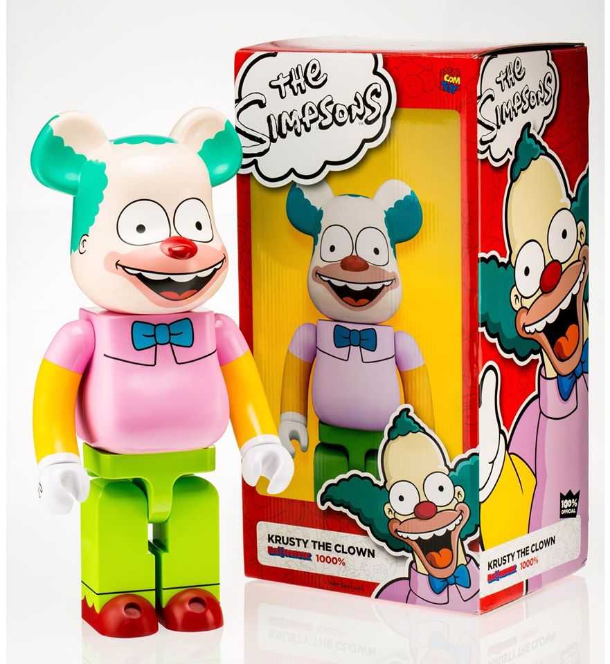 Be@rbrick Simpson Krusty 1000%