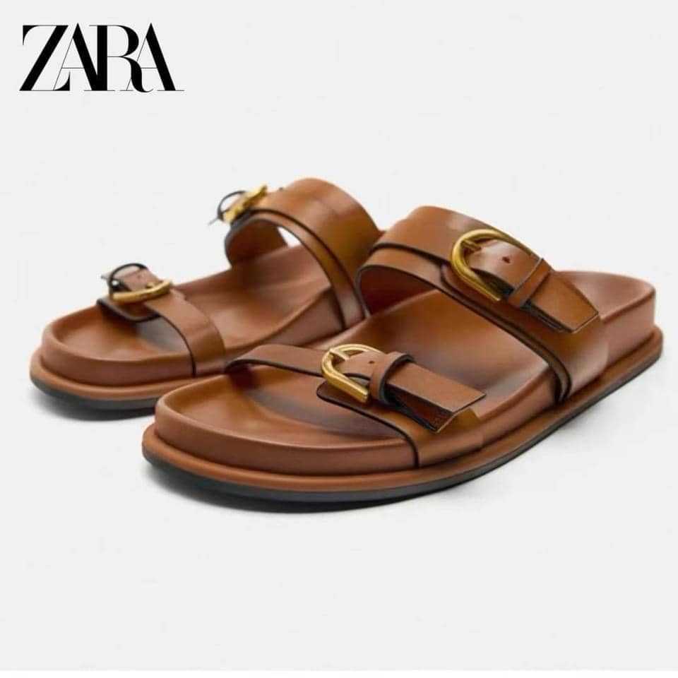 ZARA DOUBLE-STRAP SANDALS พรีออร์เดอร์