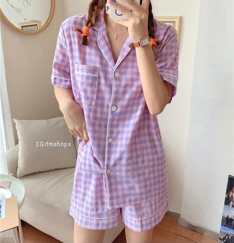 สก็อตม่วงพาสเทล