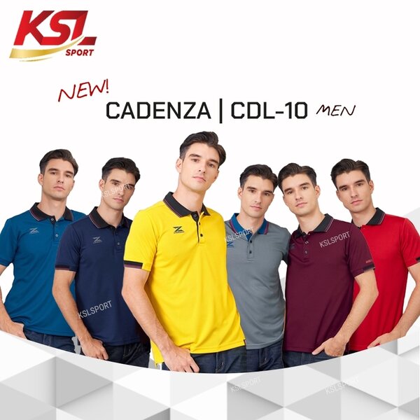 ใหม!! เสื้อโปโลผู้ชาย CADENZA (คาเดนซ่า) รุ่น CDL-10 MEN สีชุดที่ 2