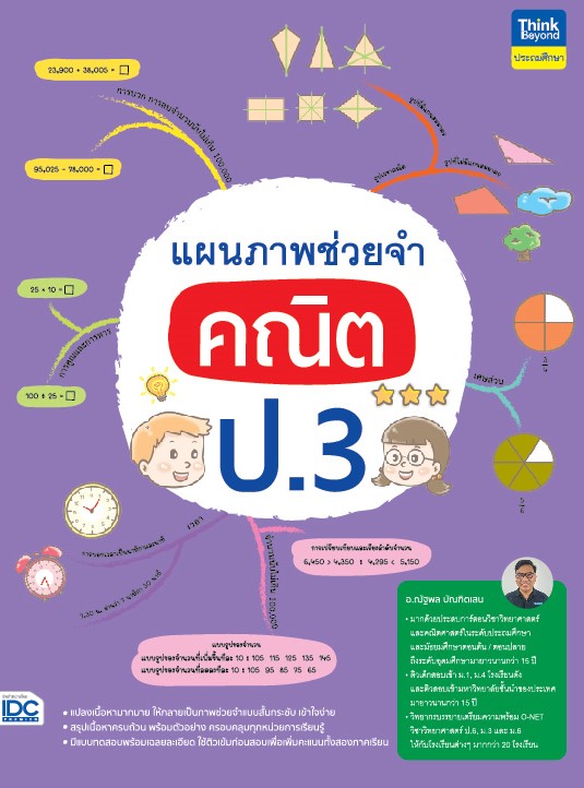หนังสือ แผนภาพช่วยจำ คณิต ป.3 | หนังสือคณิต ป3