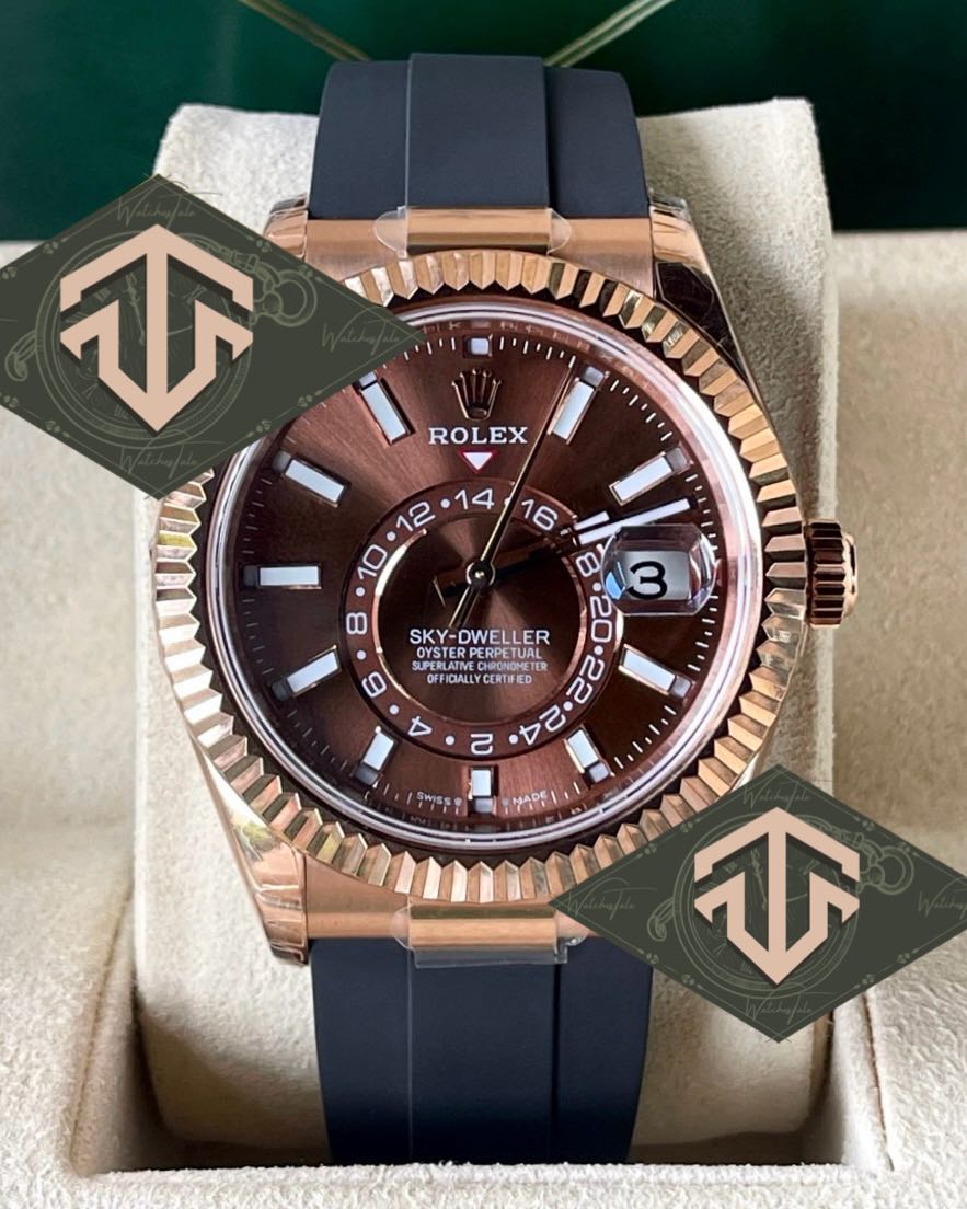 Rolex Sky-Dweller Rosegold 42mm. Ref.326235 Noob V2