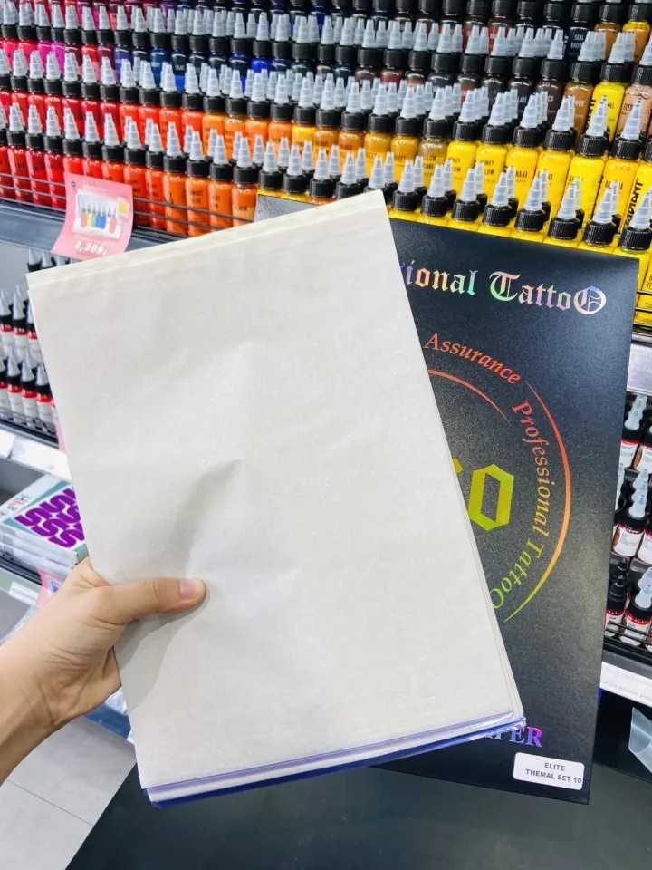 กระดาษลอกลาย ELITE THERMAL TRANSFER PAPER  กระดาษลอกลายแบบฟิล์ม ชุด 10 แผ่น