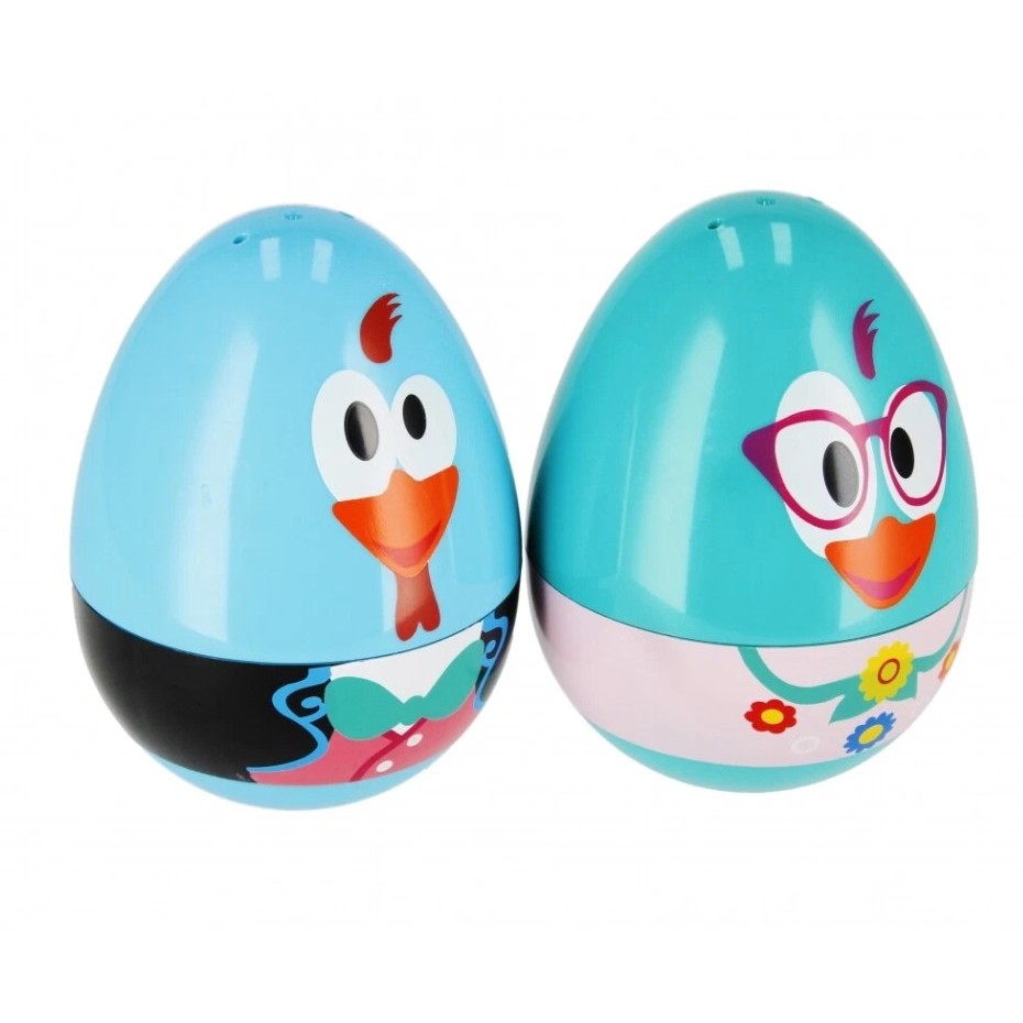 Wel-B x Infunbebe 1ST Egg Shaker - (ของเล่นเขย่ารูปไข่) ของเล่นเด็ก ไข่เขย่า โยกเยก คละสี