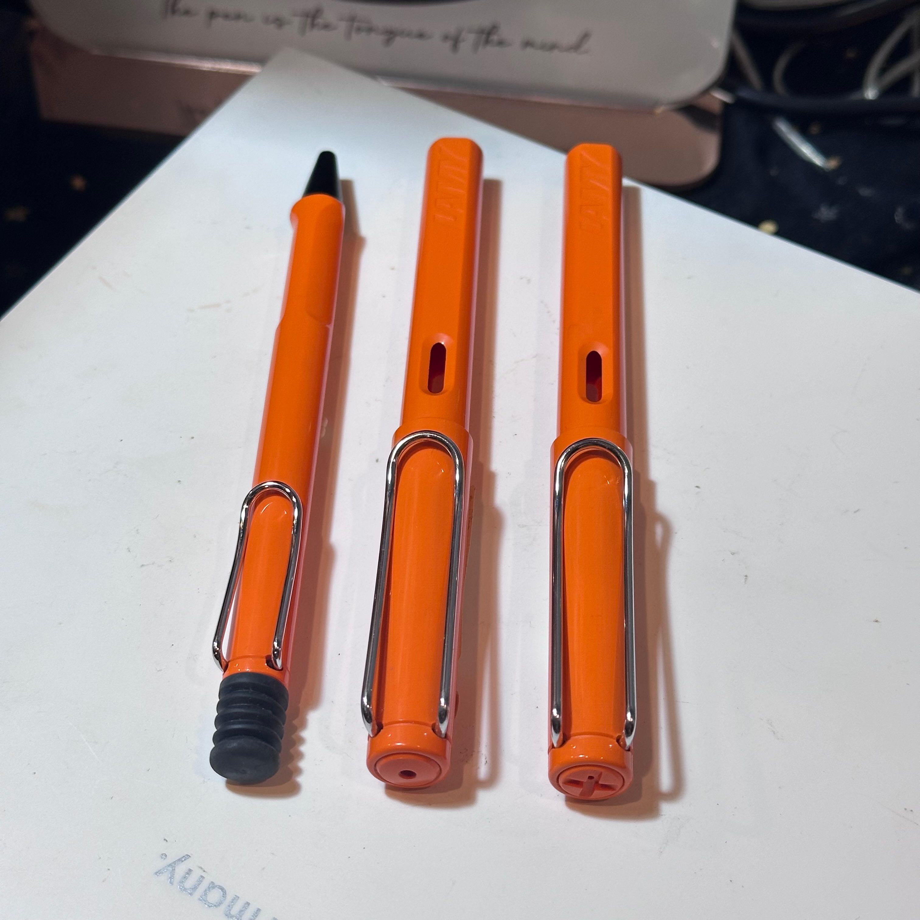 LAMY Safari Orange :Dot 2009 / Cross 2011