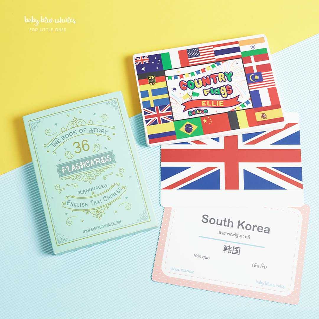 National Flag Flashcard