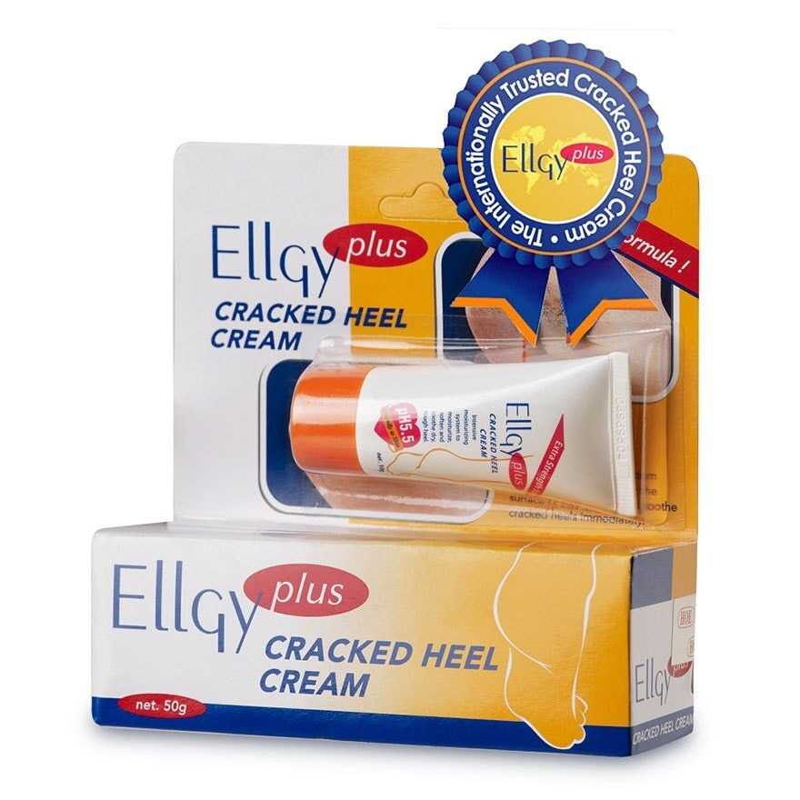 ELLGY Plus CRACKED HEEL CREAM แอลจี้ พลัส แคร็ก ฮีล ครีม 50 กรัม แถม 10 กรัม