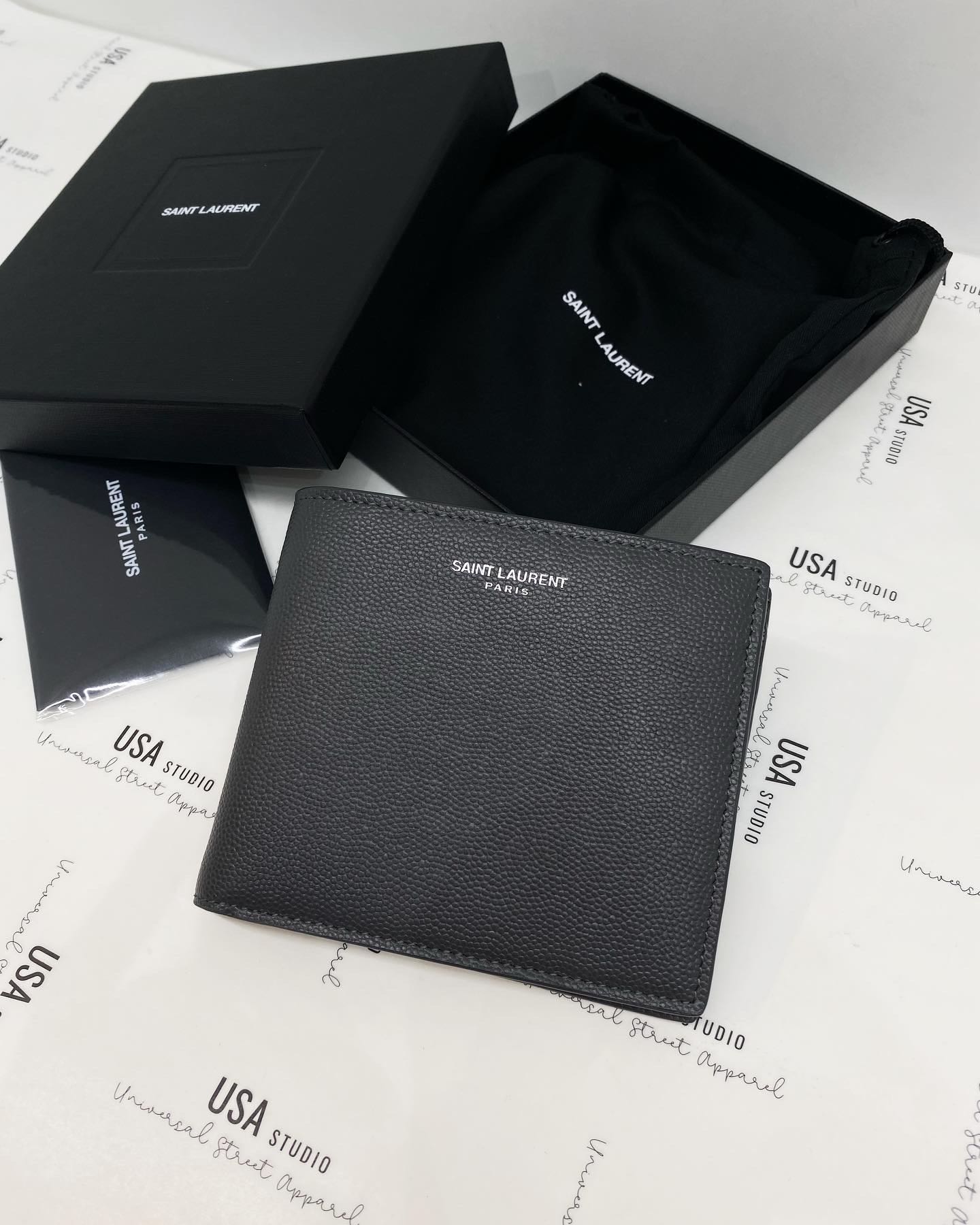 SAINT LAURENT BIFOLD WALLET (grey)