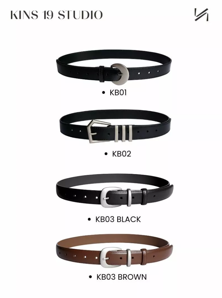 KINS | เข็มขัดผู้ชายหนังแท้ คินส์ KINS GENUINE LEATHER BELT ของขวัญวาเลนไทน์ (KB01-KB02-KB03)
