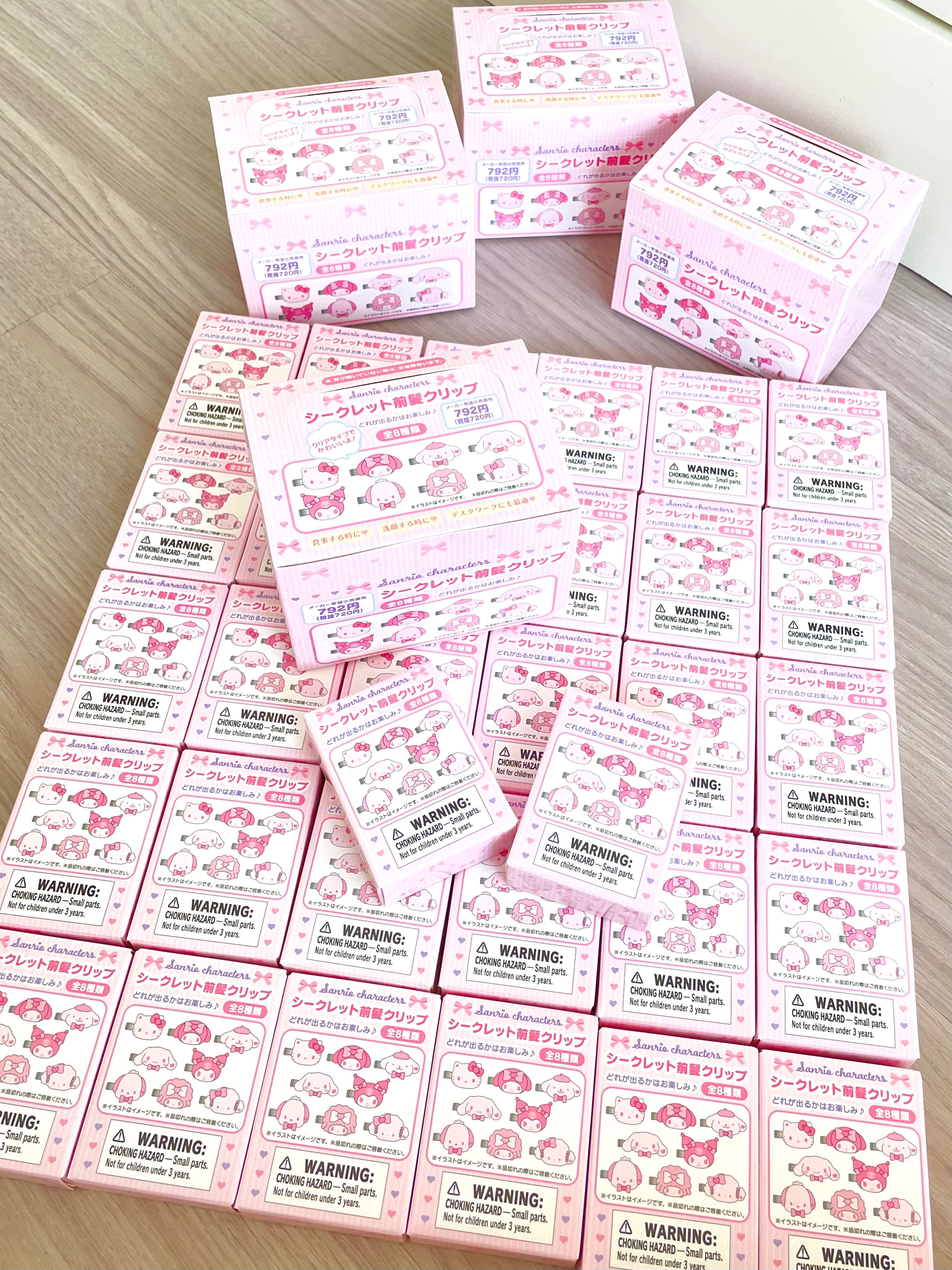 Sakura sanrio hair clip🌸🌺🍋 กล่องสุ่มกิ๊บซานริโอ้รุ่นใหม่ พร้อมส่งที่ไทย