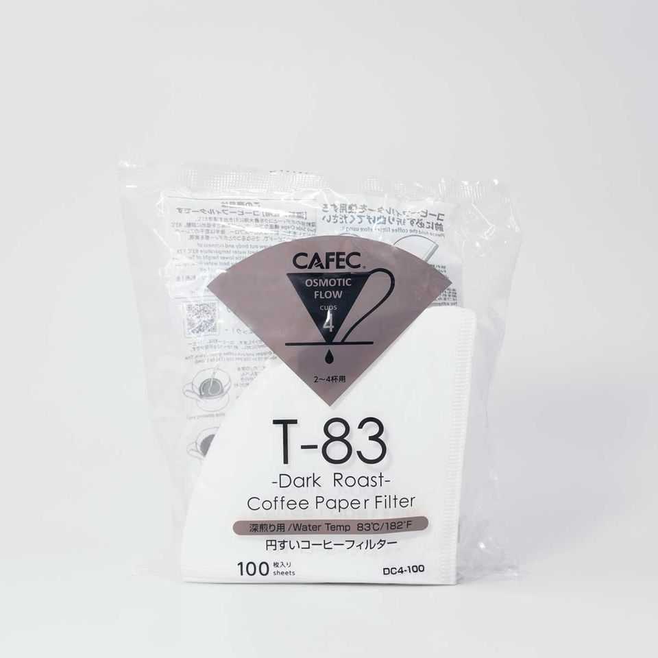 กระดาษกรอง  CAFEC T-83 Coffee Paper Filter (2-4 Cups)