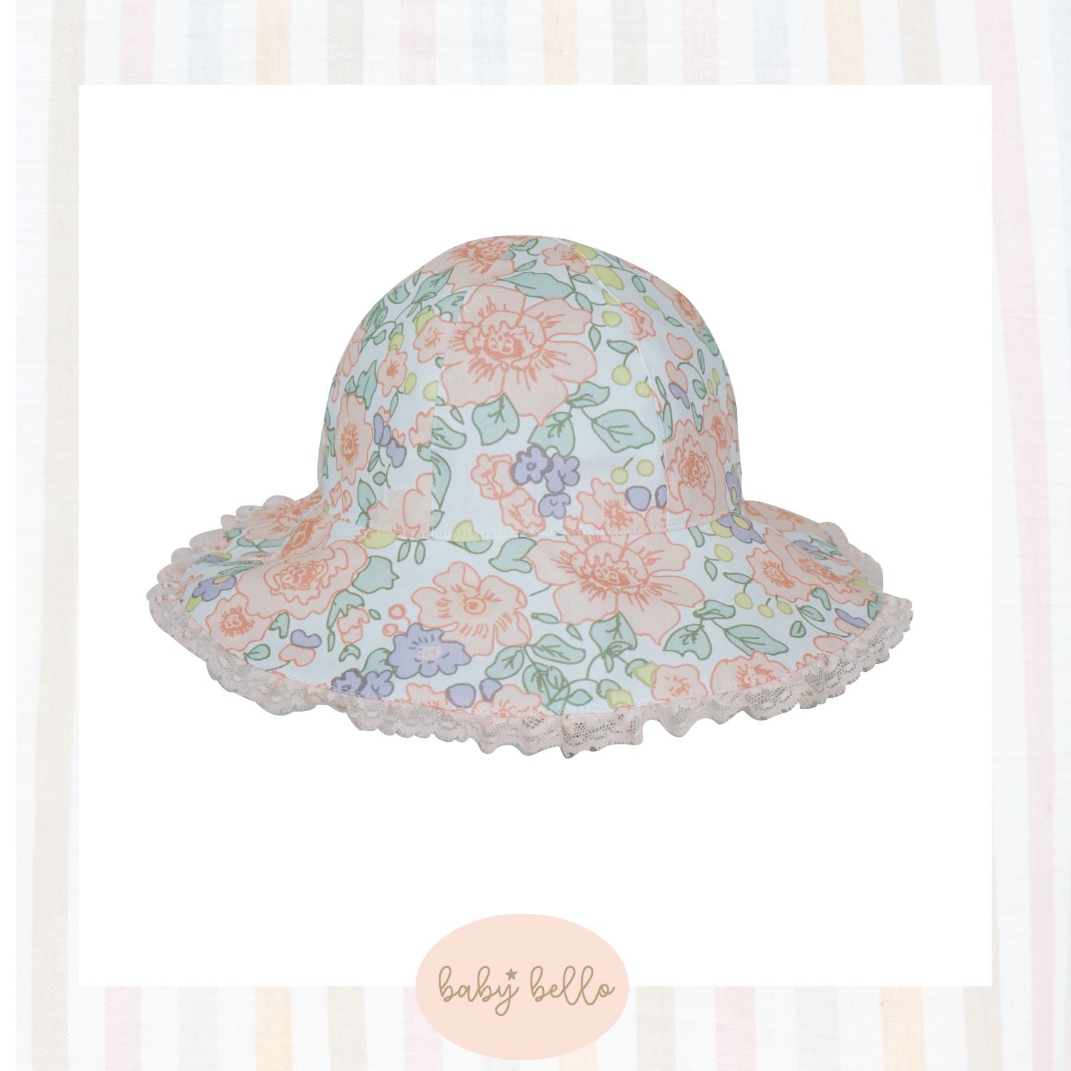 Sun Hat Flower Power