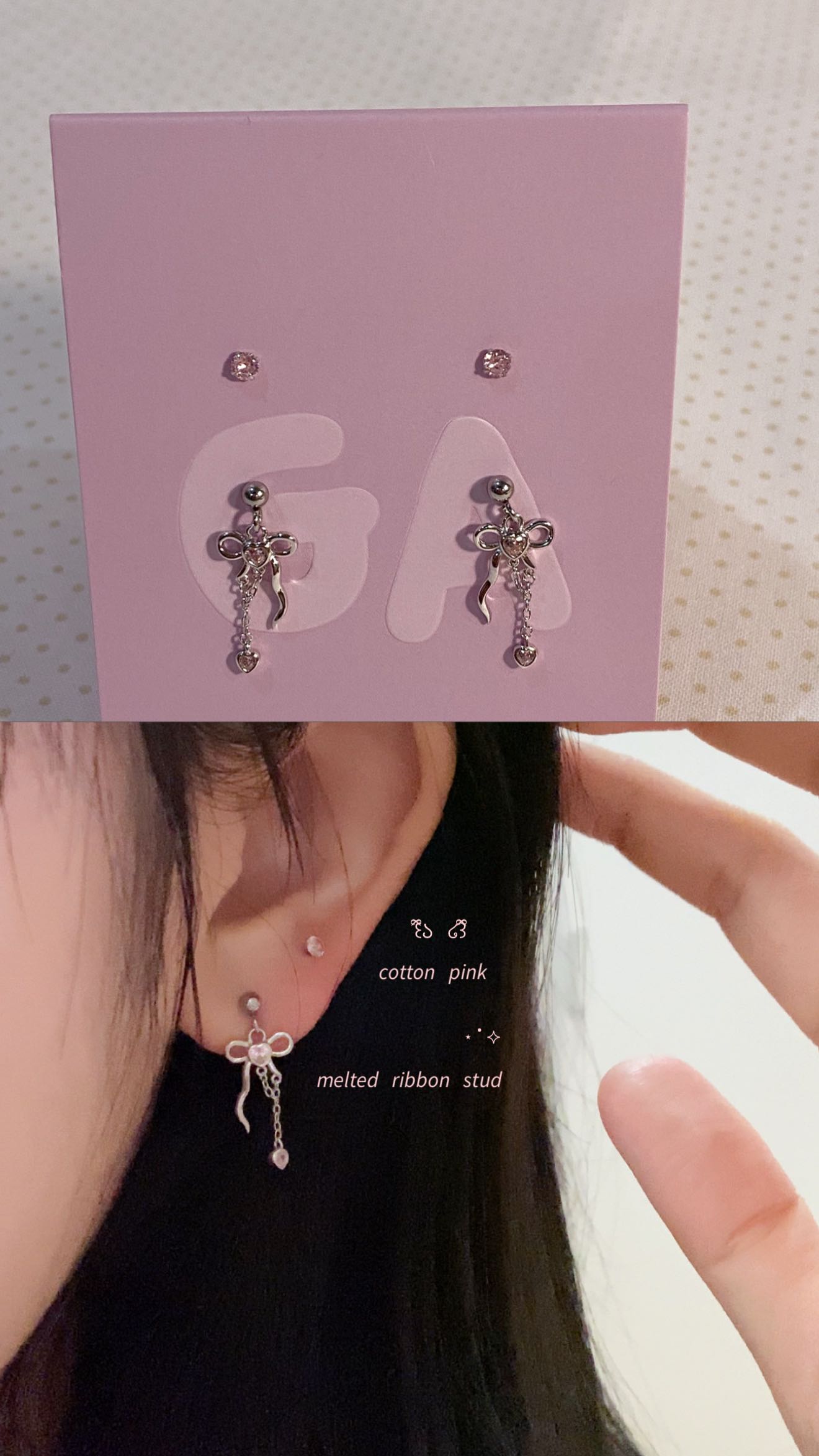 ” Melted ribbon“ รหัส gaandga15 เงิน 98.26% ทั้งชิ้นงานชุบRh  ออกแบบควบคุมผลิต gaandga™ , ®