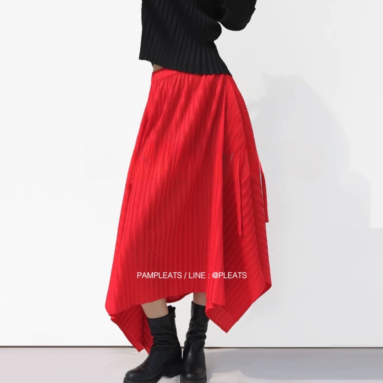 WPS004-Garbel Pleated Skirt