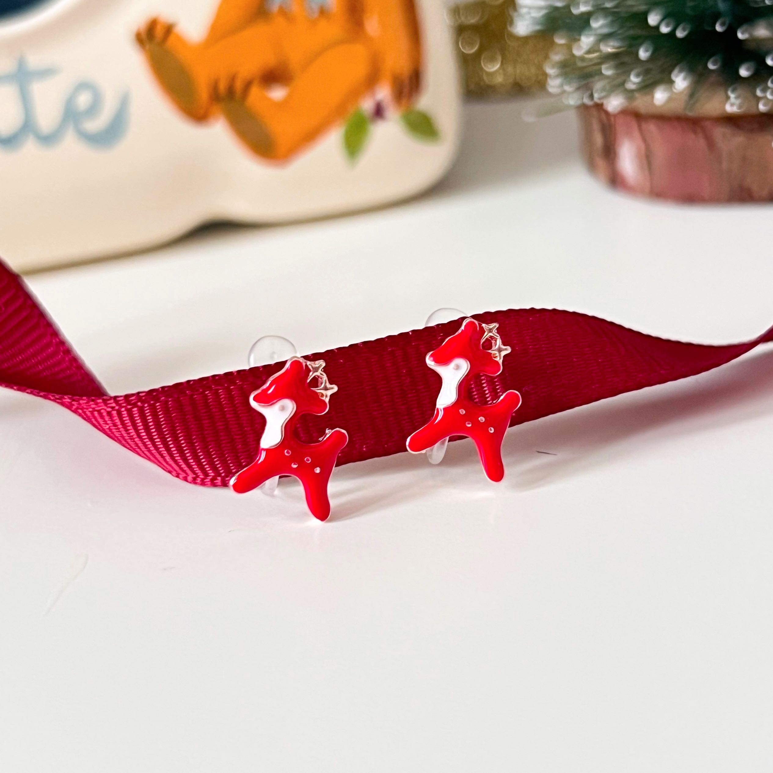 XMAS กวางเรนเดียร์ แป้นใส