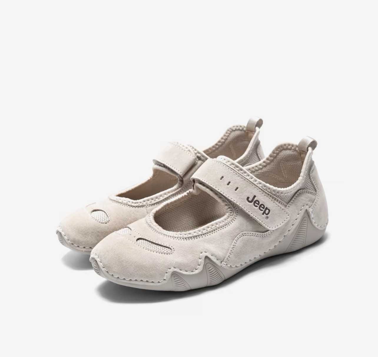 [ทักแชทก่อนสั่งซื้อ PRE-ORDER 10-15 DAYS] JEEP MARY JANE 1 สี BEIGE [PX231WAS575]