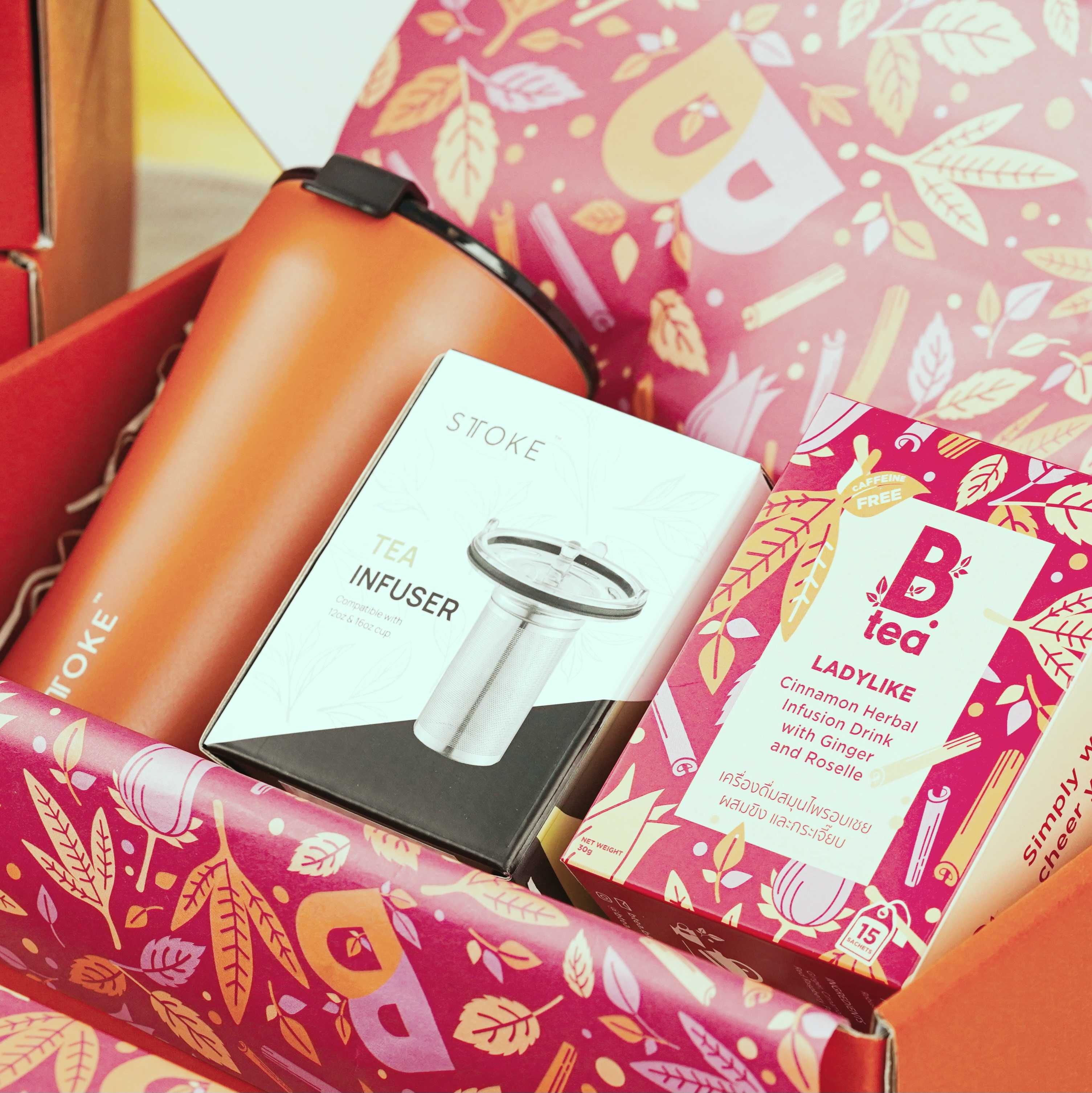 (Gift Box) Hamper Set : L (B.tea | Sttoke)