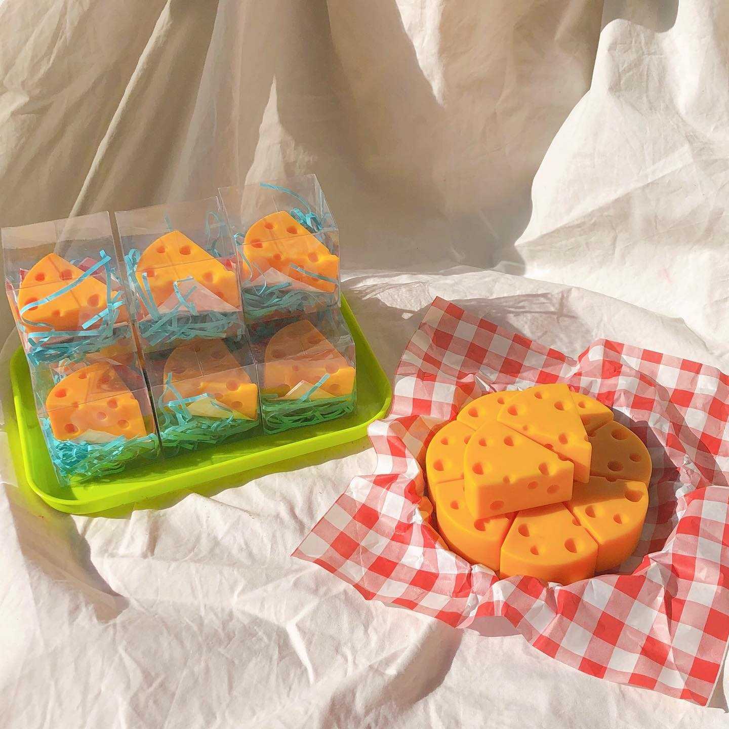[Pre-Order] Cheese Soap l สบู่อาบน้ำ รูปชีส กลิ่นนม