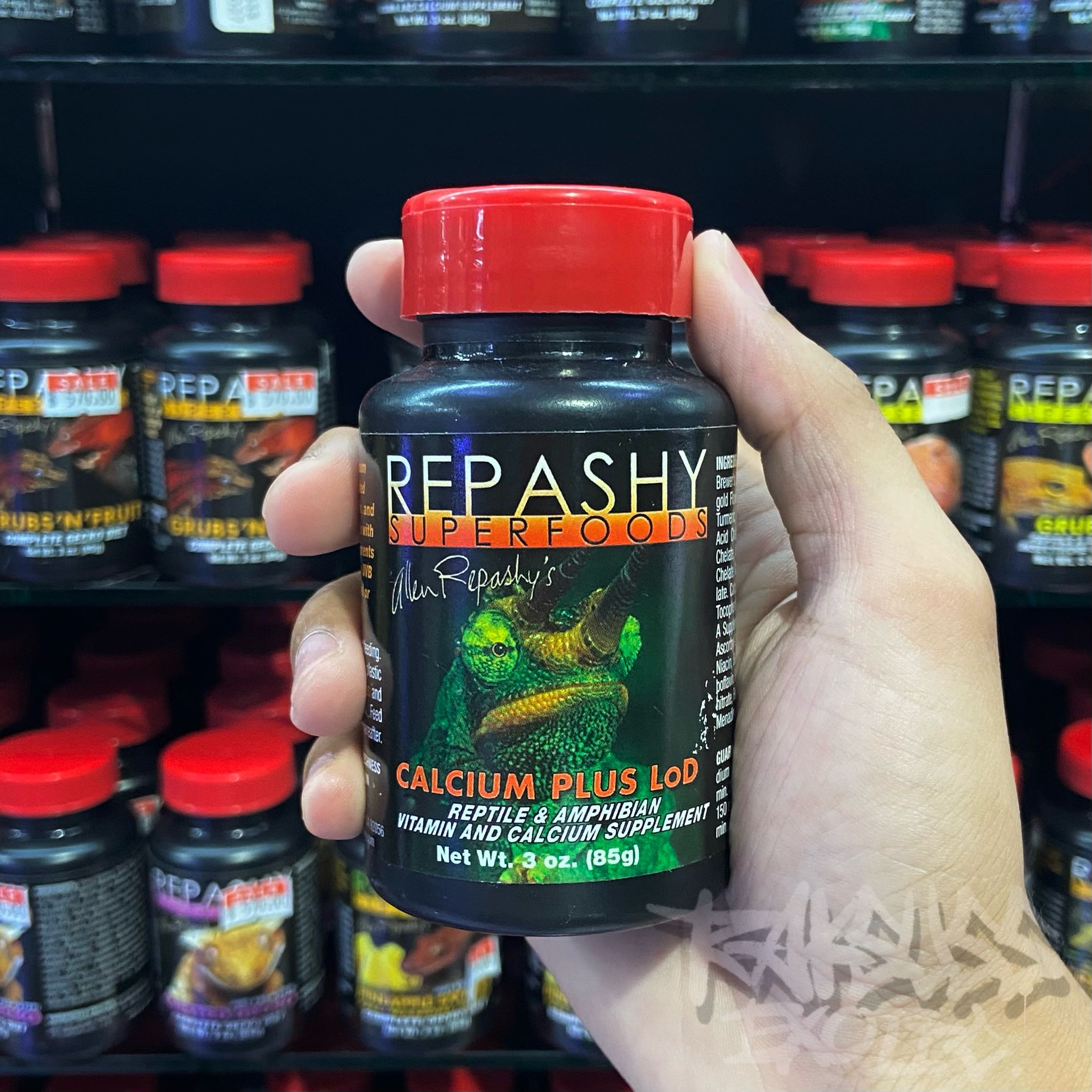 Repashy Calcium Plus LoD Reptile & Amphibian Vitamin And Calcium Supplement Net Wt. 3oz. (85g)