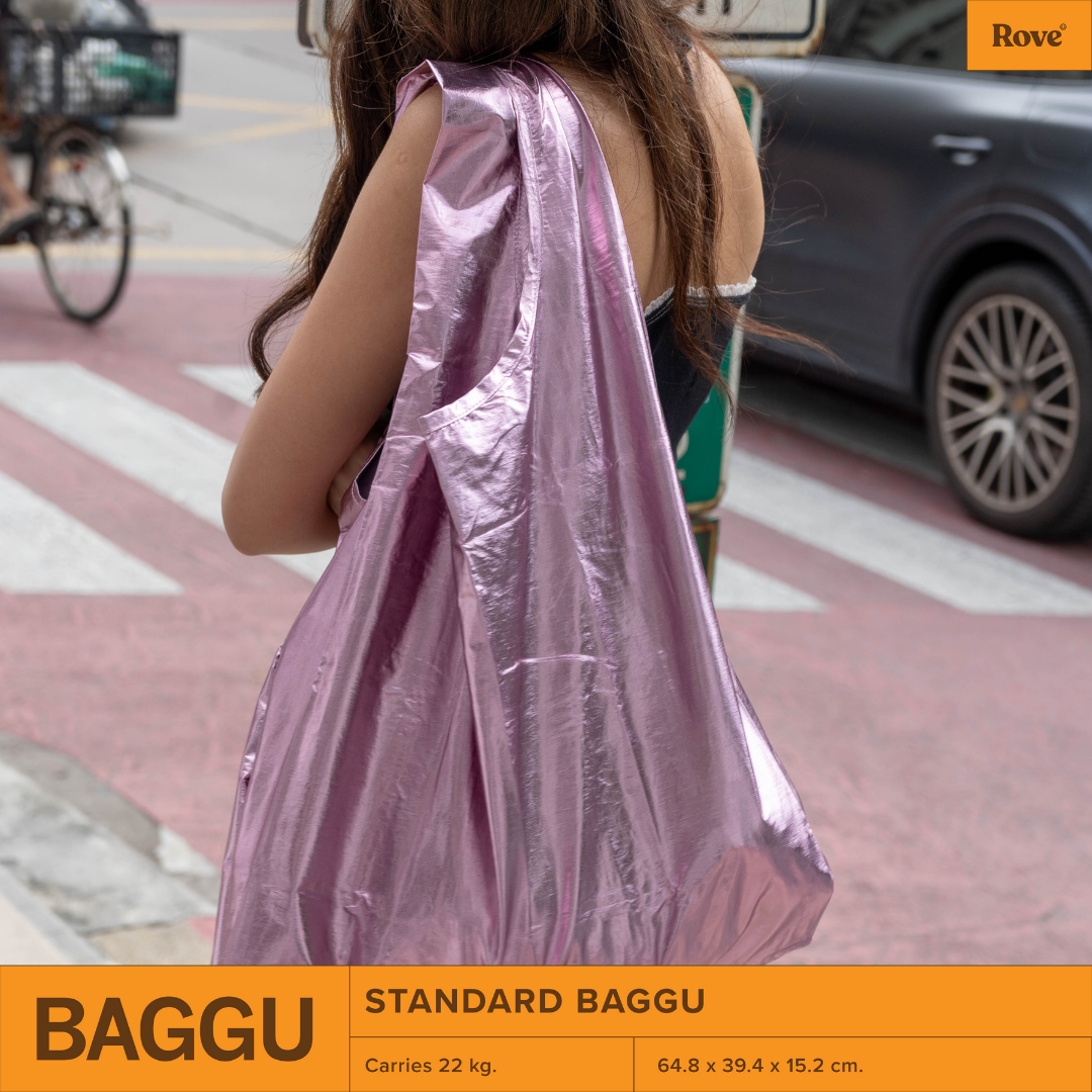 BAGGU Standard Reusable Bag - Blush Metallic