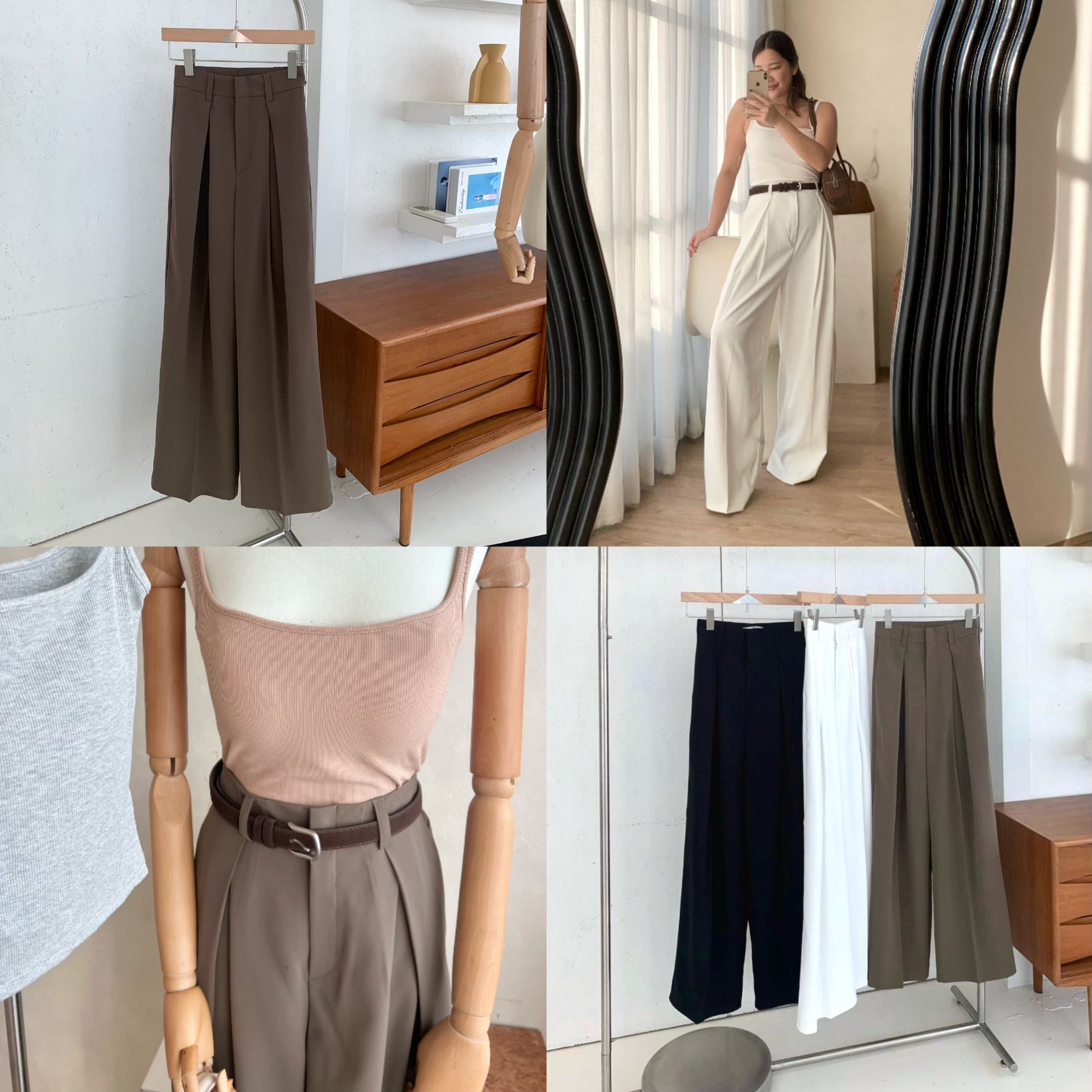 HOF - Workie pant #H012 กางเกงเอวสูงมาก 🛒พร้อมส่งจากไทย
