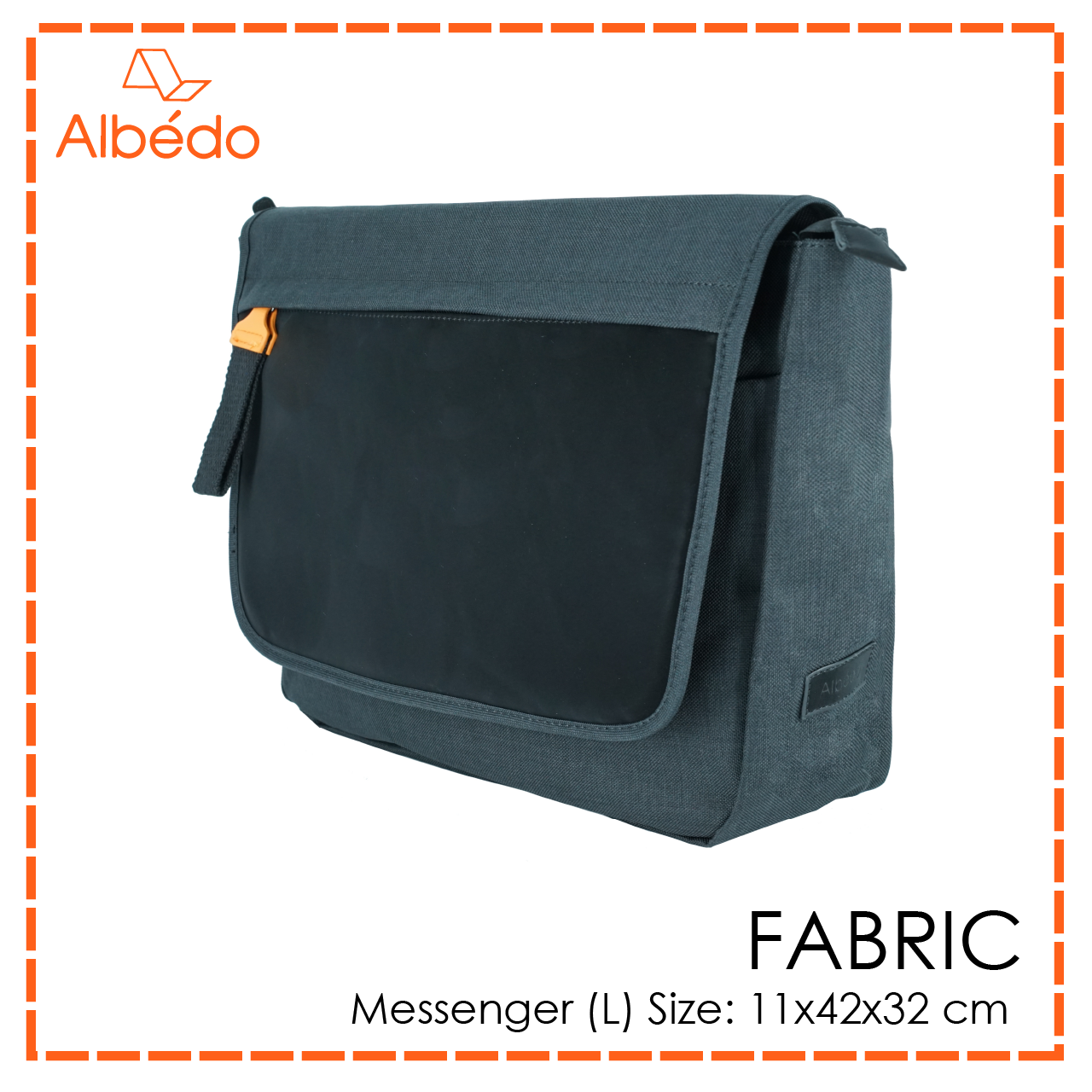 FABRIC MESSENGER BAG L-FB70199/FB70179