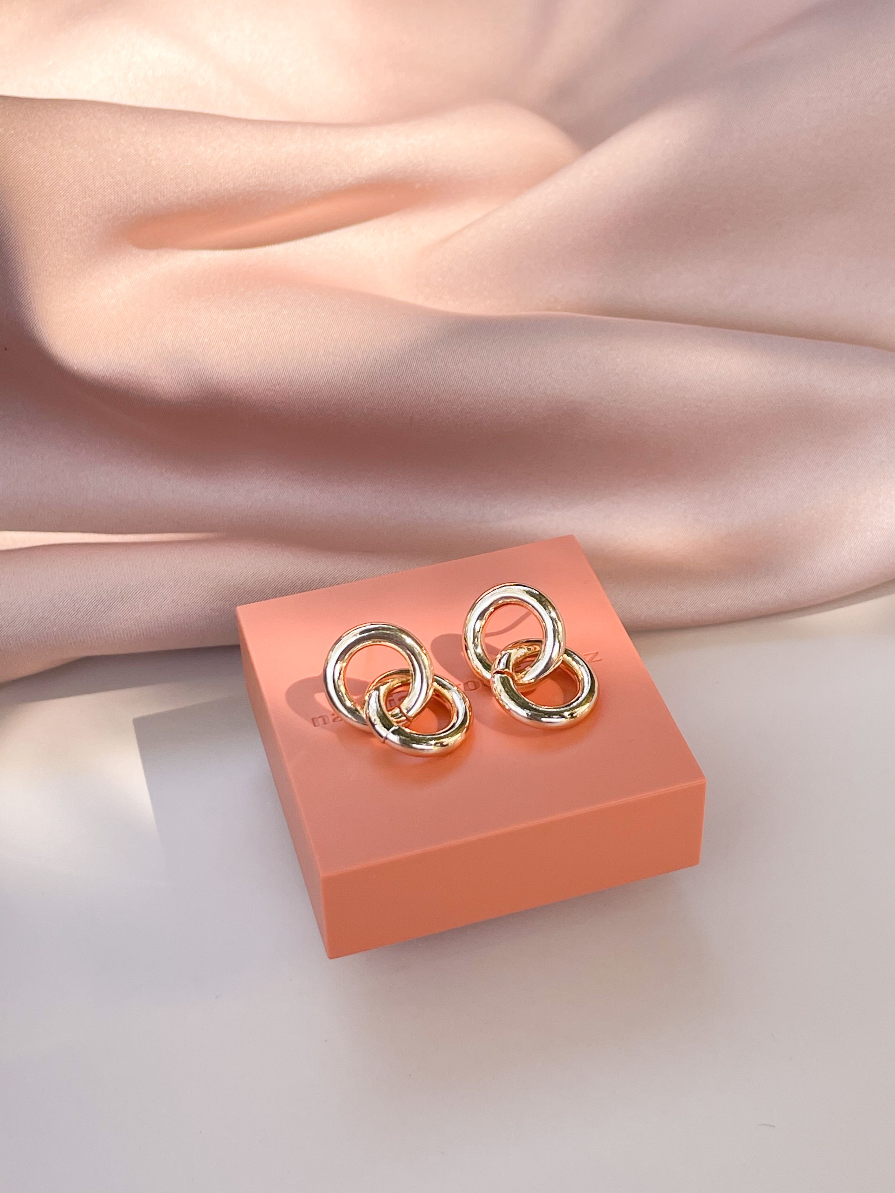 [Earring] Double Lunar