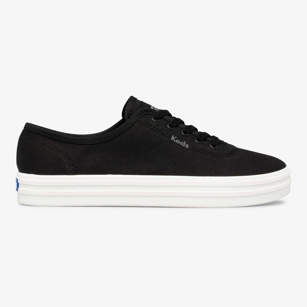 Keds รุ่น Breezie Canvas รองเท้าผ้าใบ ผู้หญิง สี Black - WF65860
