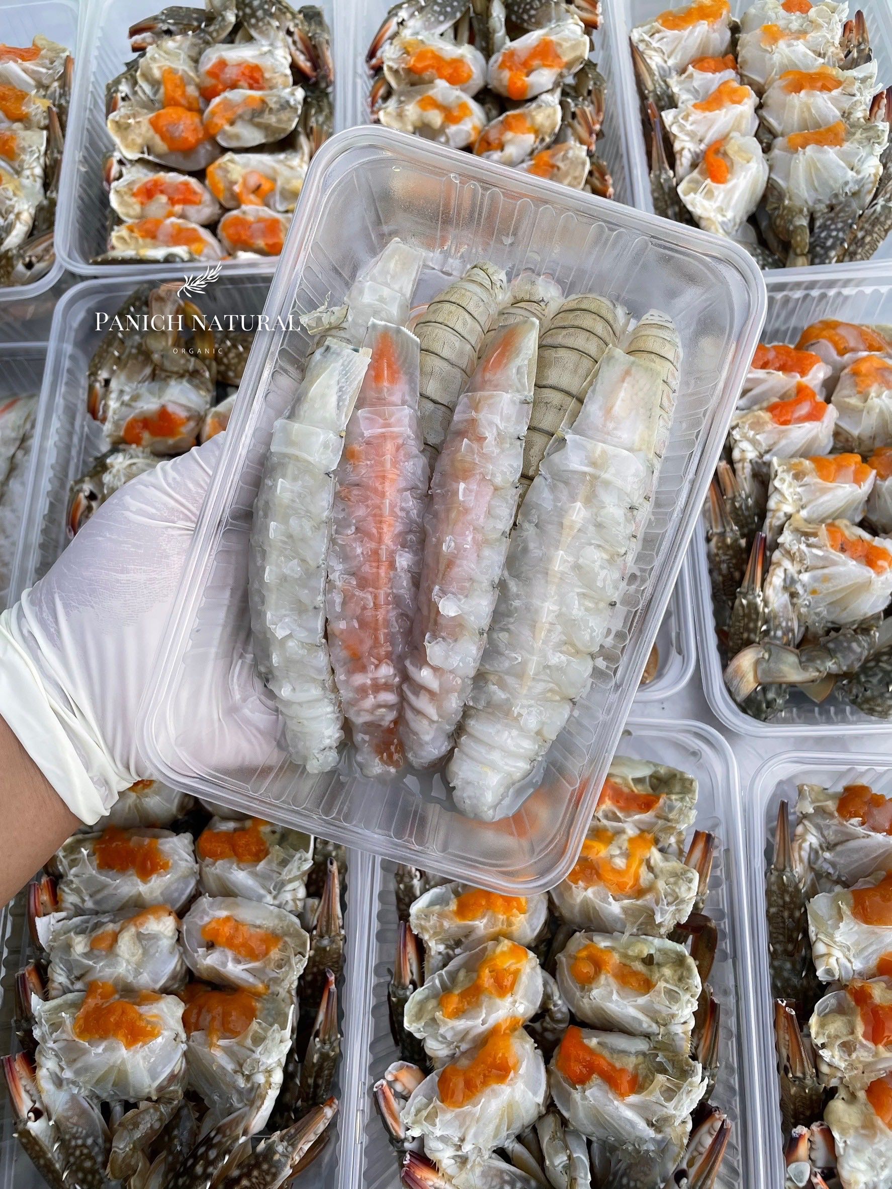กั้งปนไข่ ดองน้ำปลา (แยกน้ำปลาดอง)