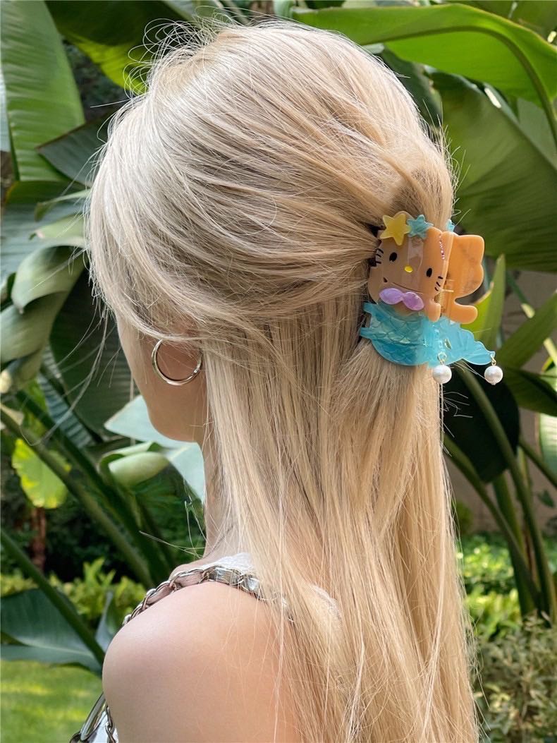 HELLO KITTY MERMAID HAIR CLIP 