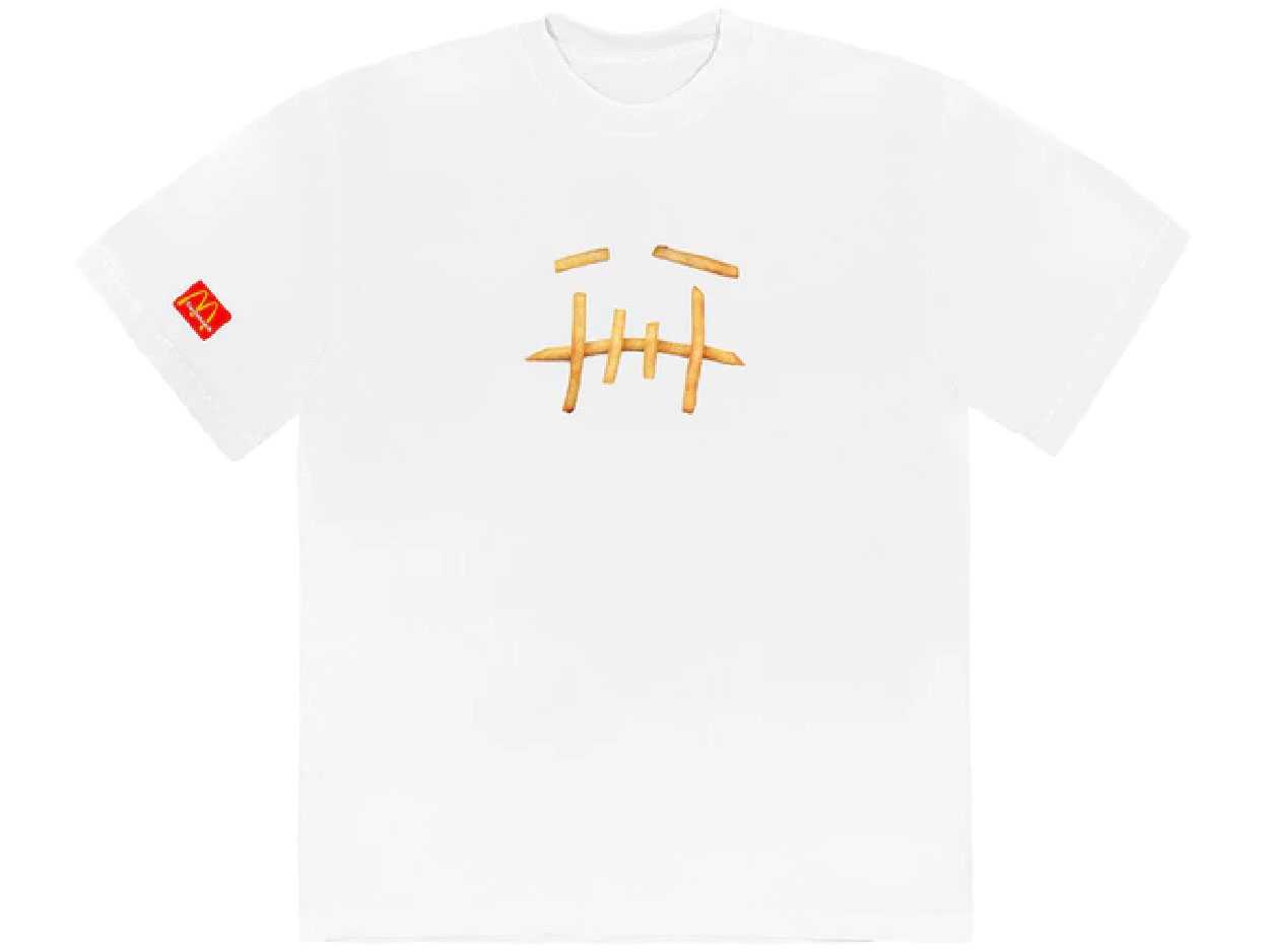 Travis Scott x McDonald's Fry Tee (WHITE)