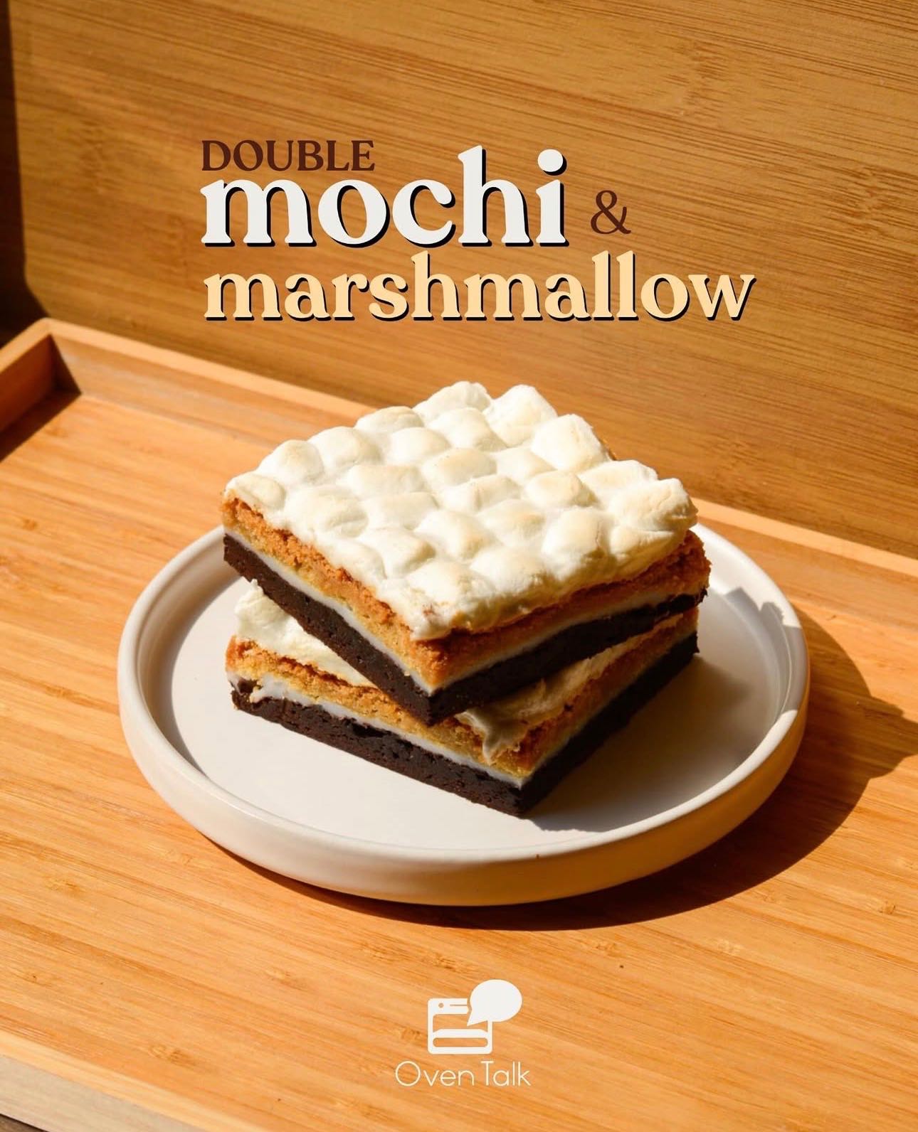 Double mochi & marshmallow brookie